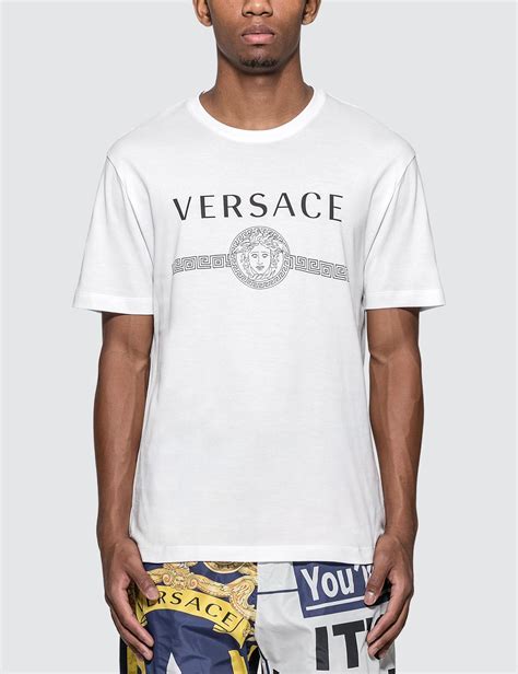 versace t shirt yellow|versace men t shirt white.